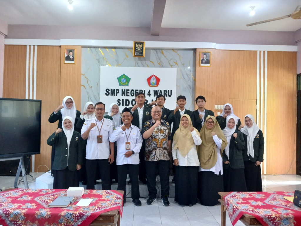 SMP Negeri 4 Waru Sambut Mahasiswa PLP I UIN Sunan Ampel Surabaya Tahun Akademik 2026/2027