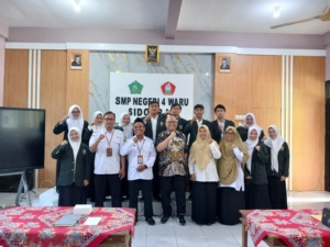 SMP Negeri 4 Waru Sambut Mahasiswa PLP I UIN Sunan Ampel Surabaya Tahun Akademik 2026/2027